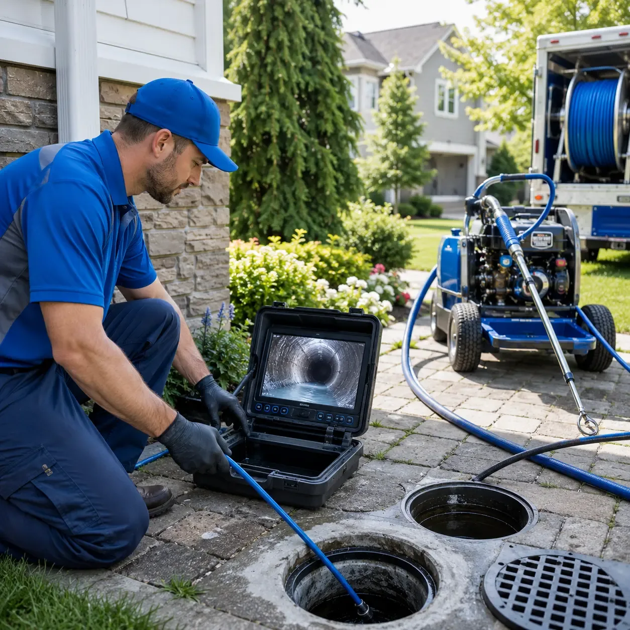 Outdoor drain cleaning professionals serving Reynoldsville, WV